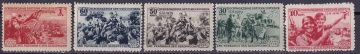 Почтовая марка СССР 1940г. Загорский № 631-635**