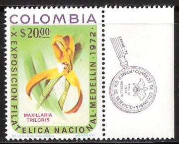 Почтовая марка Флора. Колумбия. Михель № 1228
