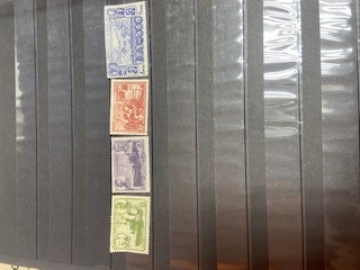 Почтовая марка СССР 1940г. Загорский №636-639**