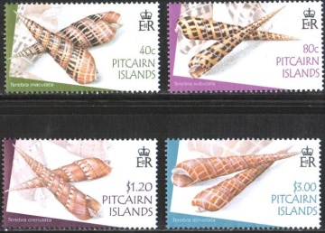 Почтовая марка Фауна. Питкэрн. Михель №и 651-654