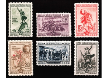 Почтовая марка СССР 1940г. Загорский №681-686**