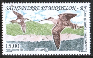 Почтовая марка Фауна. Сен-Пьер и Микелон. Михель № 711