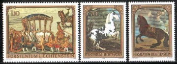 Почтовая марка Фауна. Лихтенштейн. Михель № 717-719