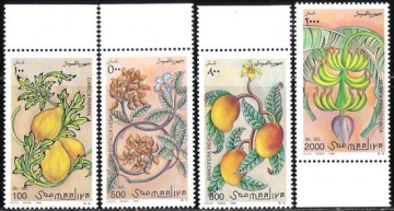 Почтовая марка Флора. Сомали. Михель № 607-610
