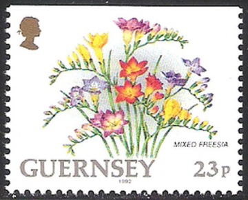 Почтовая марка Флора. Гернси Михель № 563