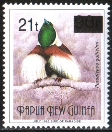 Почтовая марка Фауна. Папуа Новая Гвинея. Михель № 743