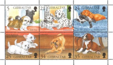 Почтовая марка Фауна. Гибралтар. Михель № 749-754