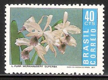 Почтовая марка Флора. Бразилия. Михель № 1297