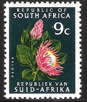 Почтовая марка Флора. Южная Африка. Михель № 408