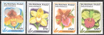 Почтовая марка Флора. Буркина - Фако. Михель № 1423-1426