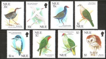 Почтовая марка Фауна. Ниуэ. Михель № 782-789