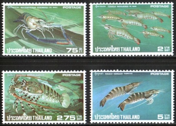 Почтовая марка Фауна. Тайланд. Михель № 799-802