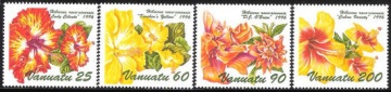 Почтовая марка Флора. Вануату. Михель № 1024-1027