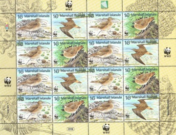Почтовая марка Фауна. Маршалловы Острова Михель № 830-833