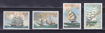 Почтовая марка Флот Австралия Михель №871-874