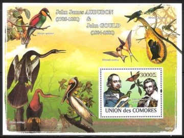 Почтовая марка НК. Коморские острова. Михель № 2001 - ПБ № 457 с перфорацией