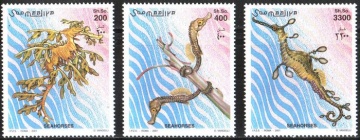 Почтовая марка Фауна. Сомали. Михель № 924-926