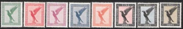 Почтовая марка РЕЙХ. Германия. Михель № 378-384*