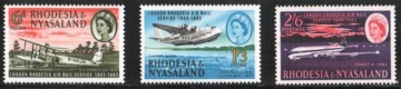 Почтовая марка Авиация 2. Родезия. Михель № 42-44