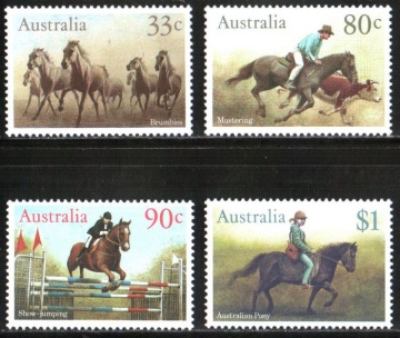 Почтовая марка Фауна. Австралия. Михель № 968-971