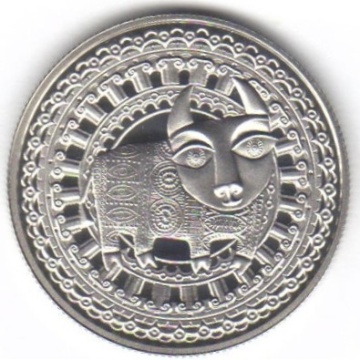 Монеты Беларусь-"Знаки зодиака-Телец" 1 рубль  (2009г)